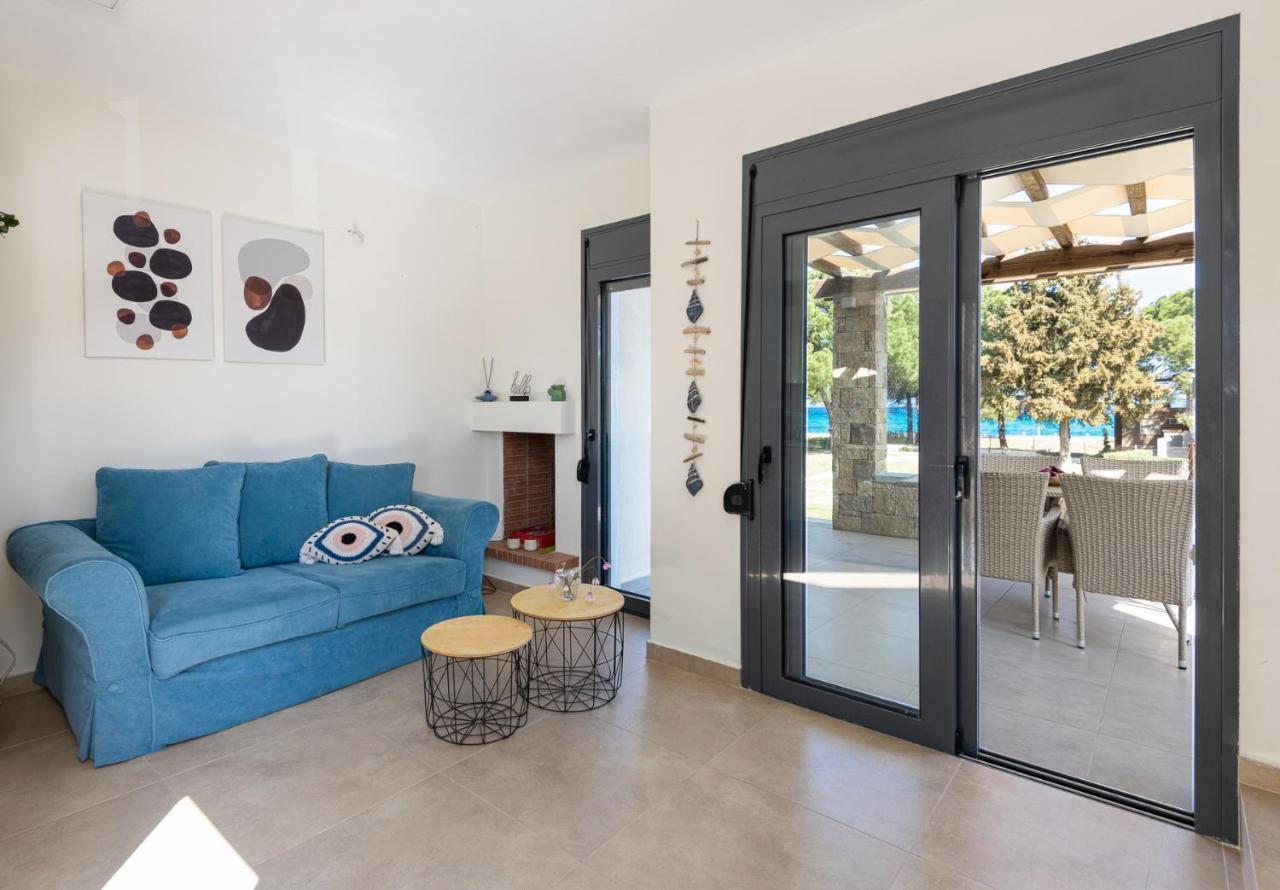 #Flh - Amalthia & Αthena Beachfront Houses In Pefkohori Exterior foto