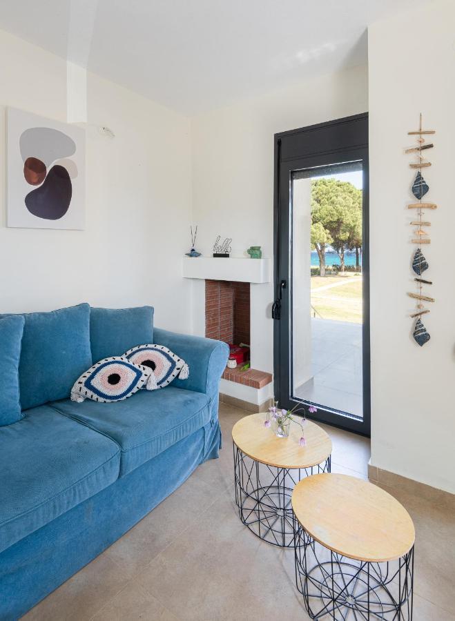#Flh - Amalthia & Αthena Beachfront Houses In Pefkohori Exterior foto