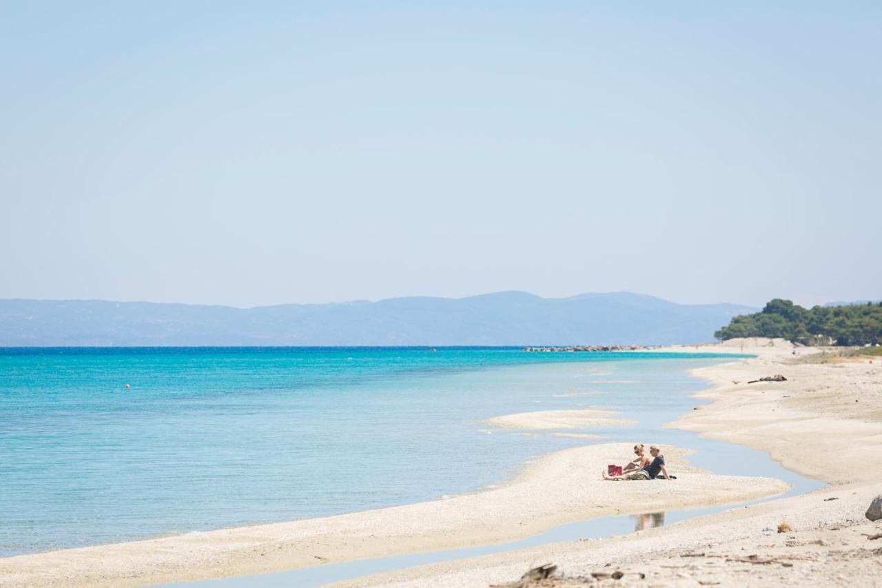 #Flh - Amalthia & Αthena Beachfront Houses In Pefkohori Exterior foto